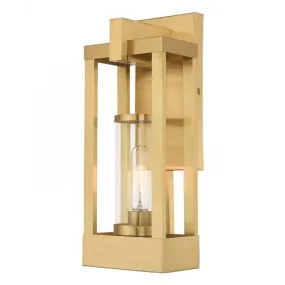 1 Lt Satin Brass Wall Lantern