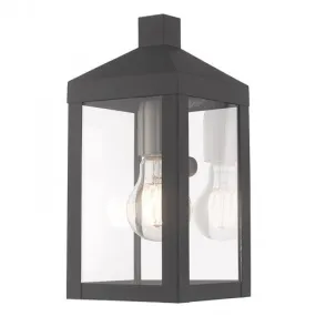 1 Lt Scandinavian Gray Wall Lantern