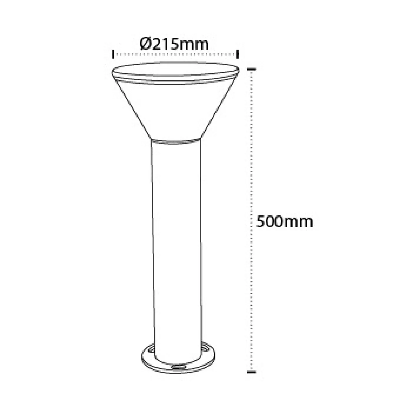 10270-Round-500mm Garden Bollards