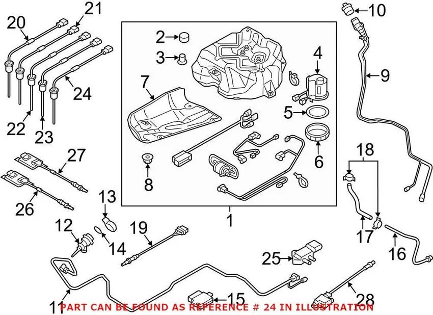 Audi Exhaust Gas Temperature (EGT) Sensor 8K0906088B