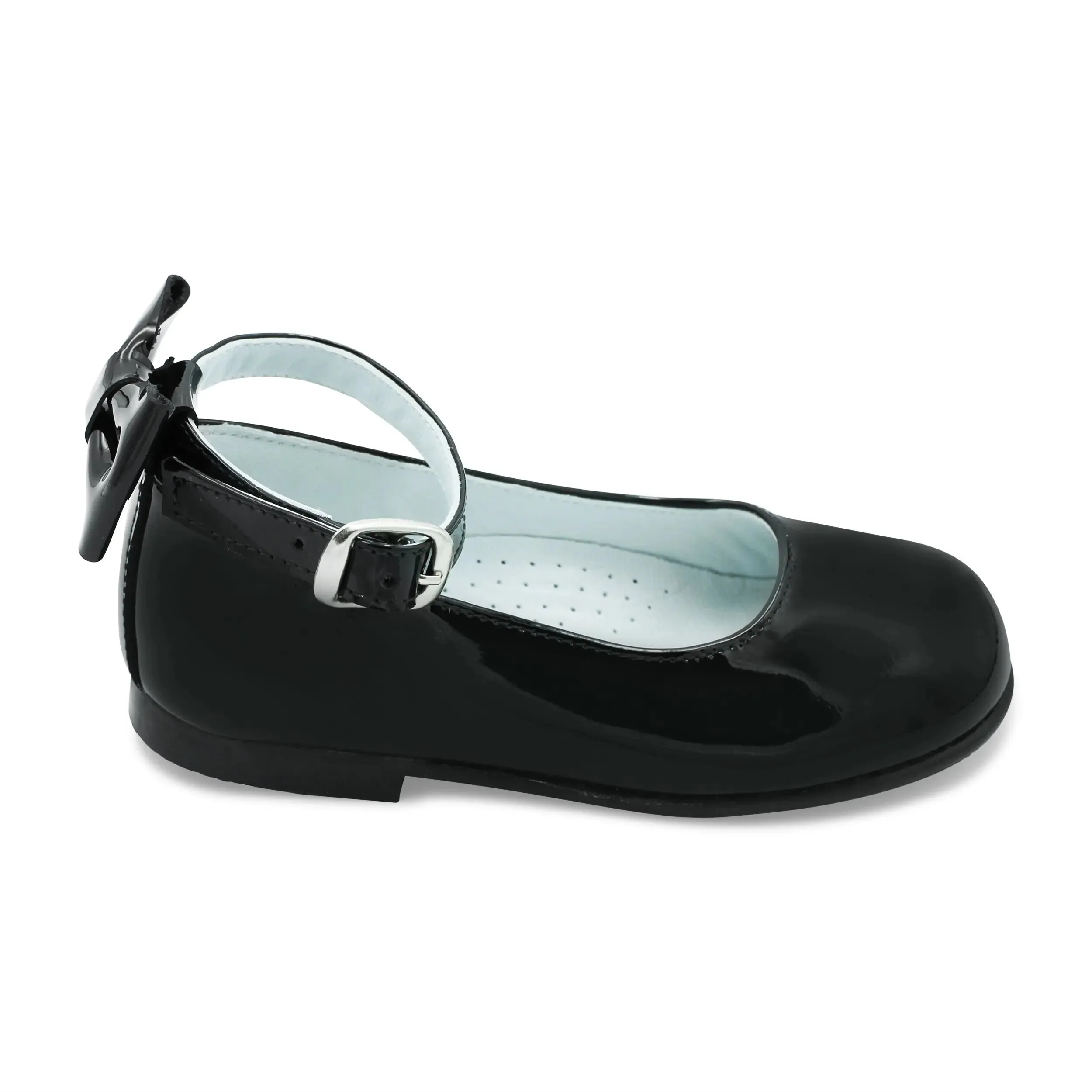 Ava - Black Patent Leather Mary Jane Shoes