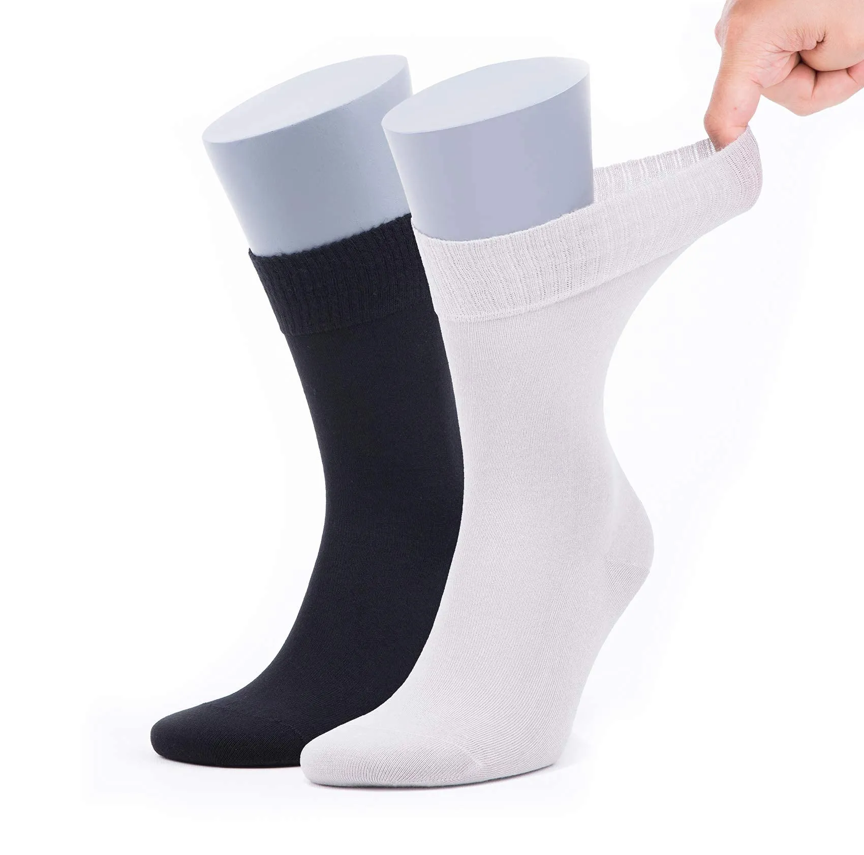 Bambooven Men’s Diabetic Socks - (2 Pack)