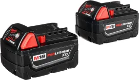 Battery Pack - Milwaukee M18™ REDLITHIUM™ XC3.0 Battery 2-Pack, 48-11-1822