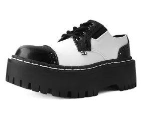 Black & White TUKskin™ Double Decker Brogue