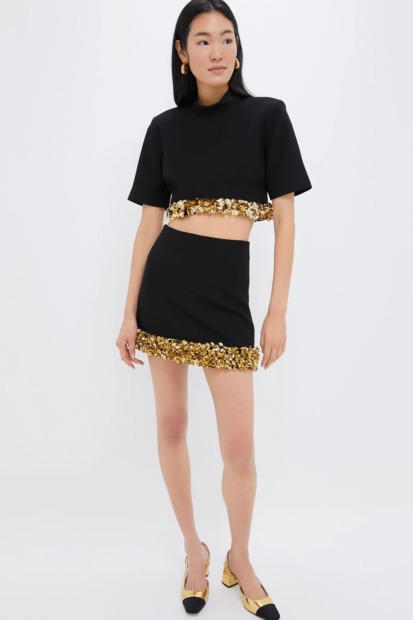 Black Dua Mini Skirt