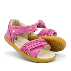 Bobux iwalk IW Magic Girls Leather Sparkle Sandal Bright Pink