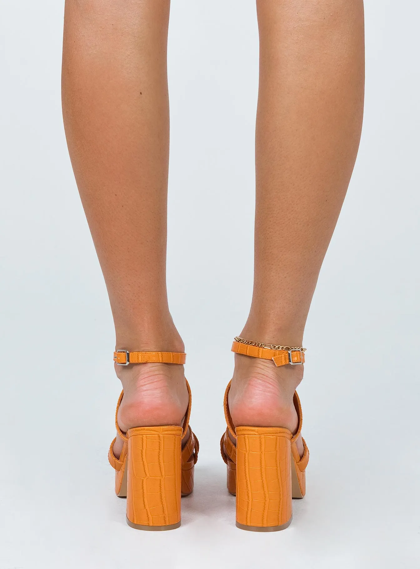 Caprice Heels Orange