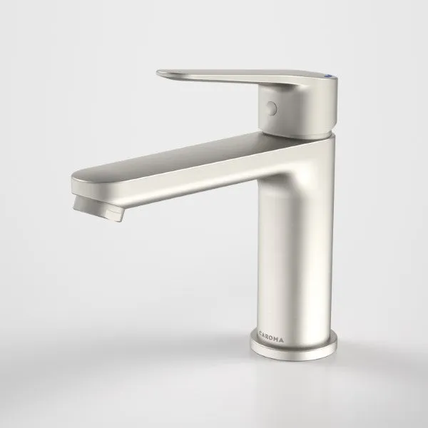 Caroma Opal Lead Free Basin Mixer H/C - Brushed Nickel