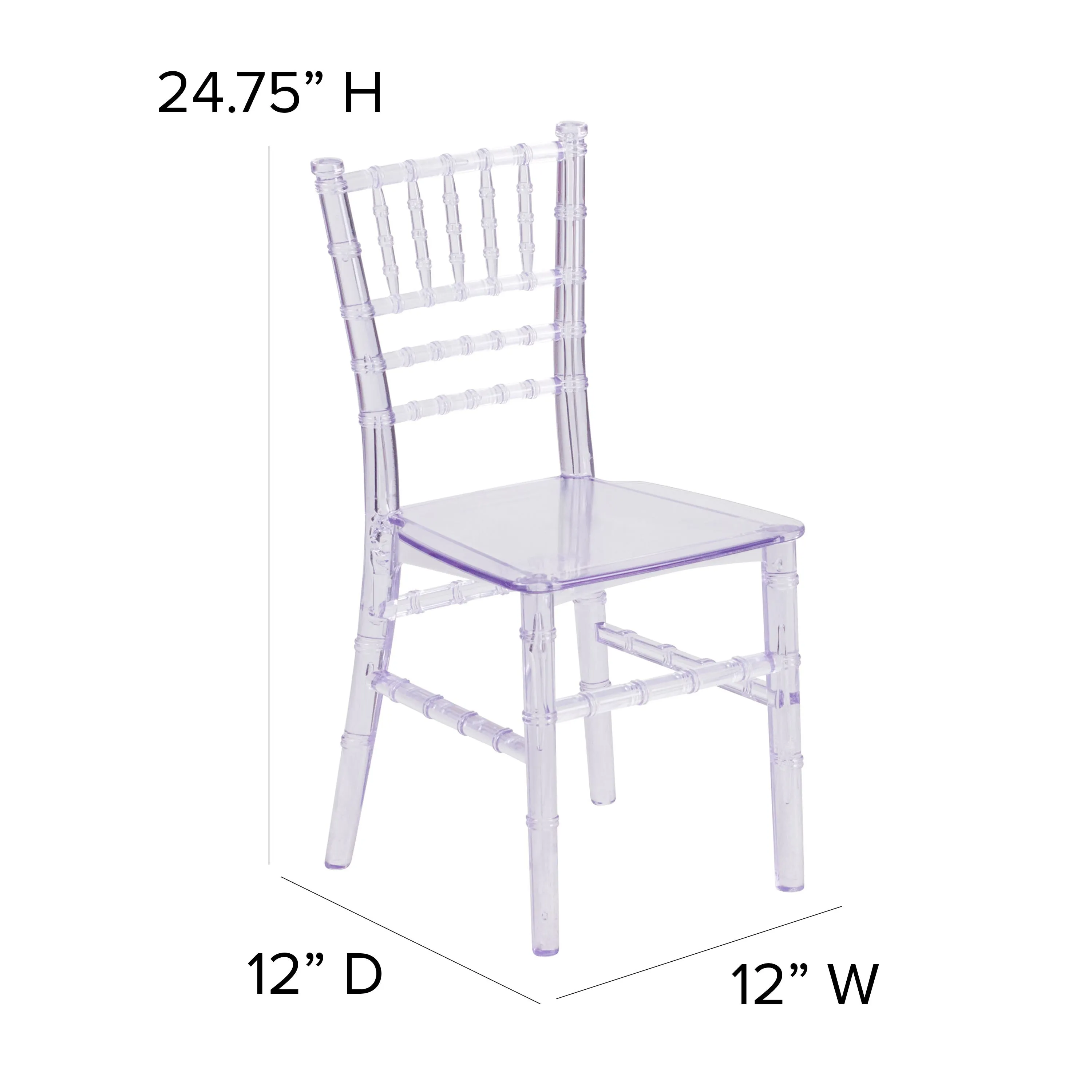 Child’s Resin Party and Event Chiavari Chair for Commercial & Residential Use