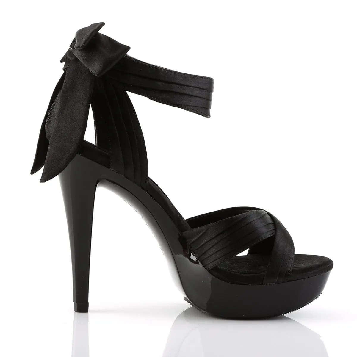 COCKTAIL-568 Black Satin/Black