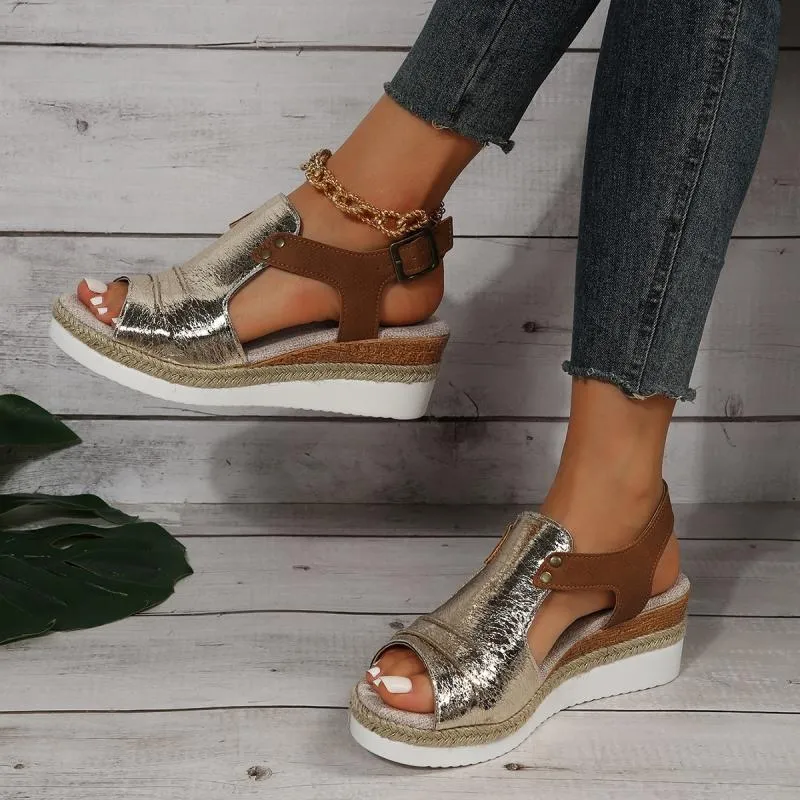 Comfy Platform Bunion Sandals for Women