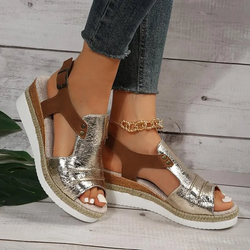 Comfy Platform Bunion Sandals for Women