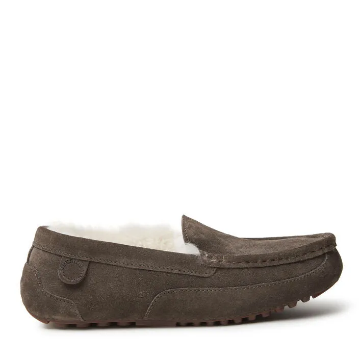 Dearfoams | Genuine Shearling Moccasin Slipper | Men's