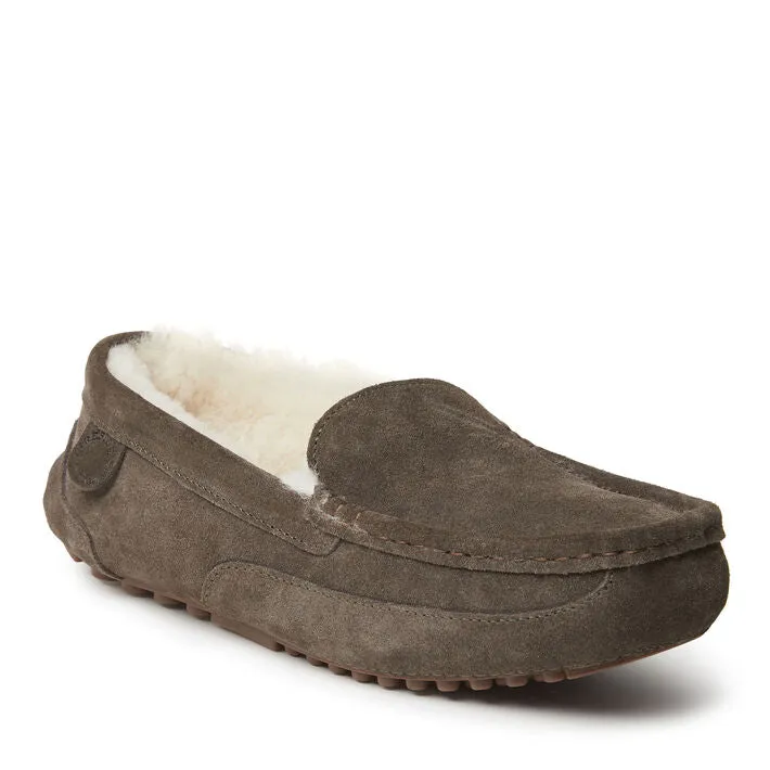 Dearfoams | Genuine Shearling Moccasin Slipper | Men's