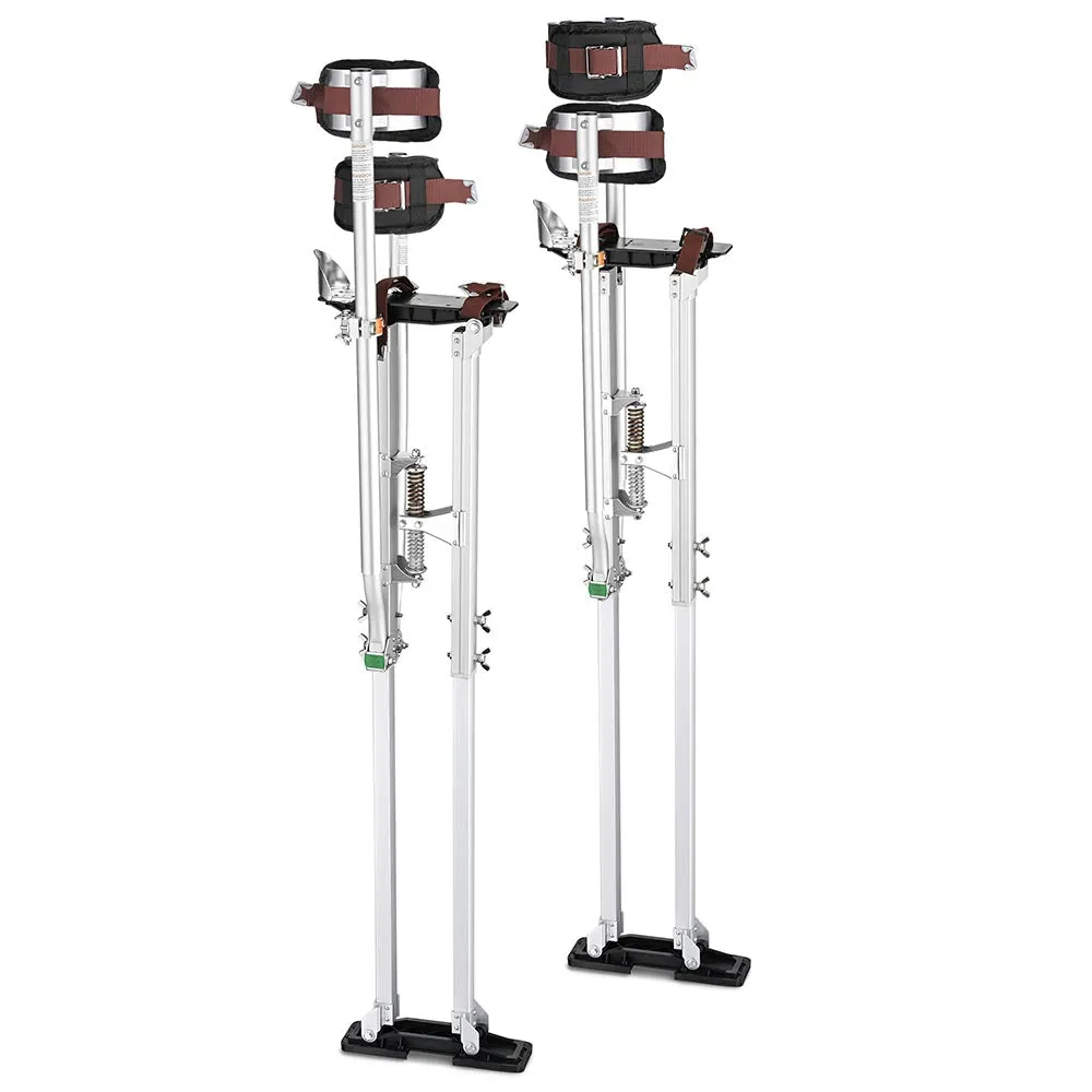 DIY 50"-64" Aluminum Drywall Stilts Blue Silver Options