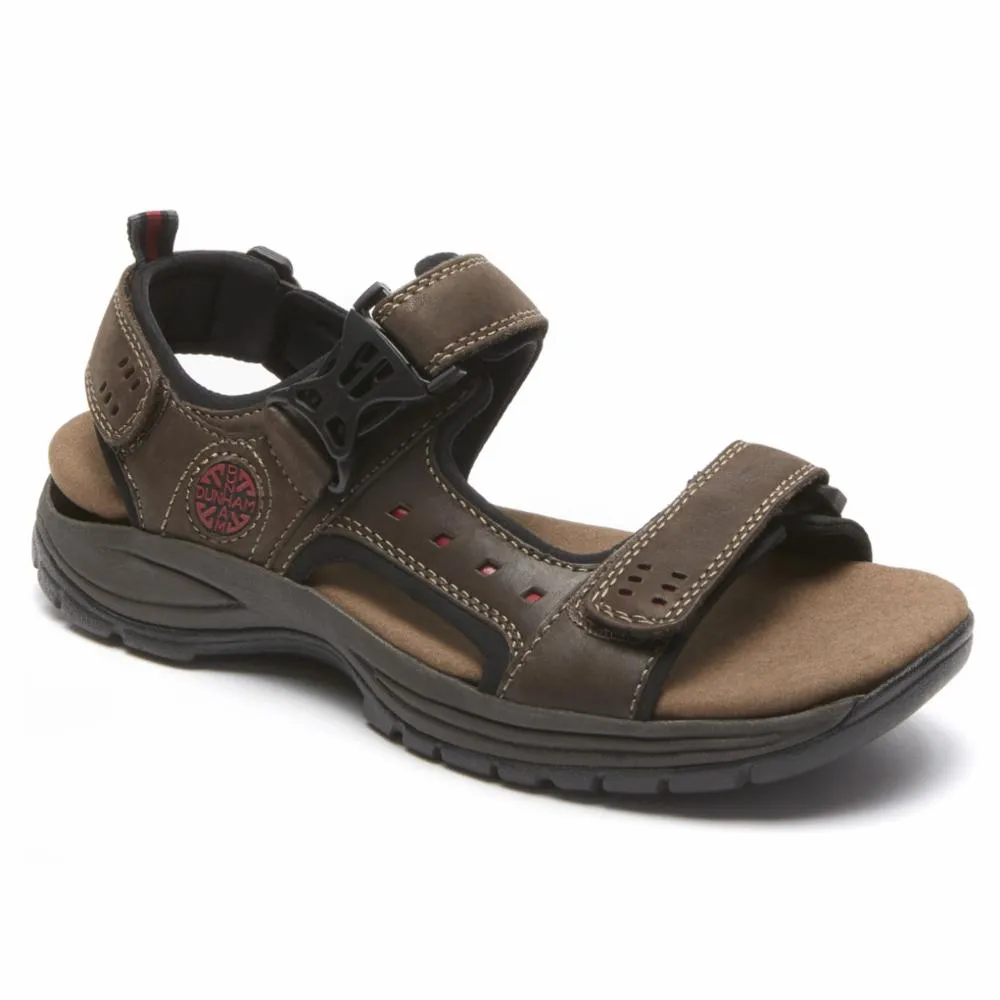 Dunham NEWPORT NOLAN ADJUSTABLE SANDAL BROWN