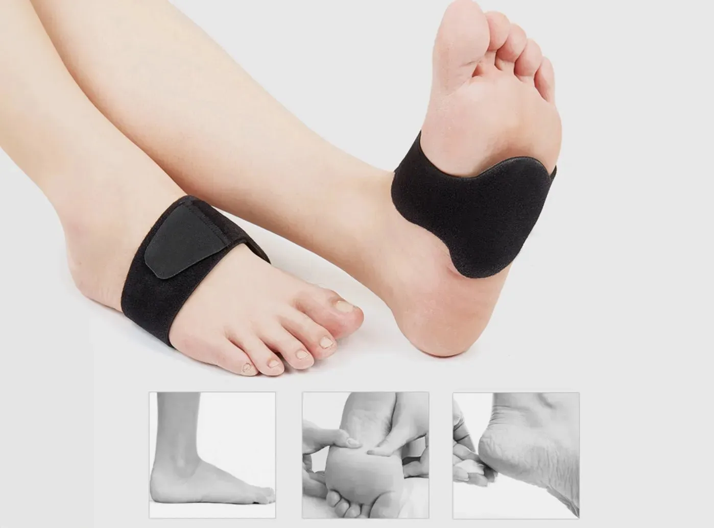 FitVille Arch Support Pads 1-Pair Bundle (Unisex)