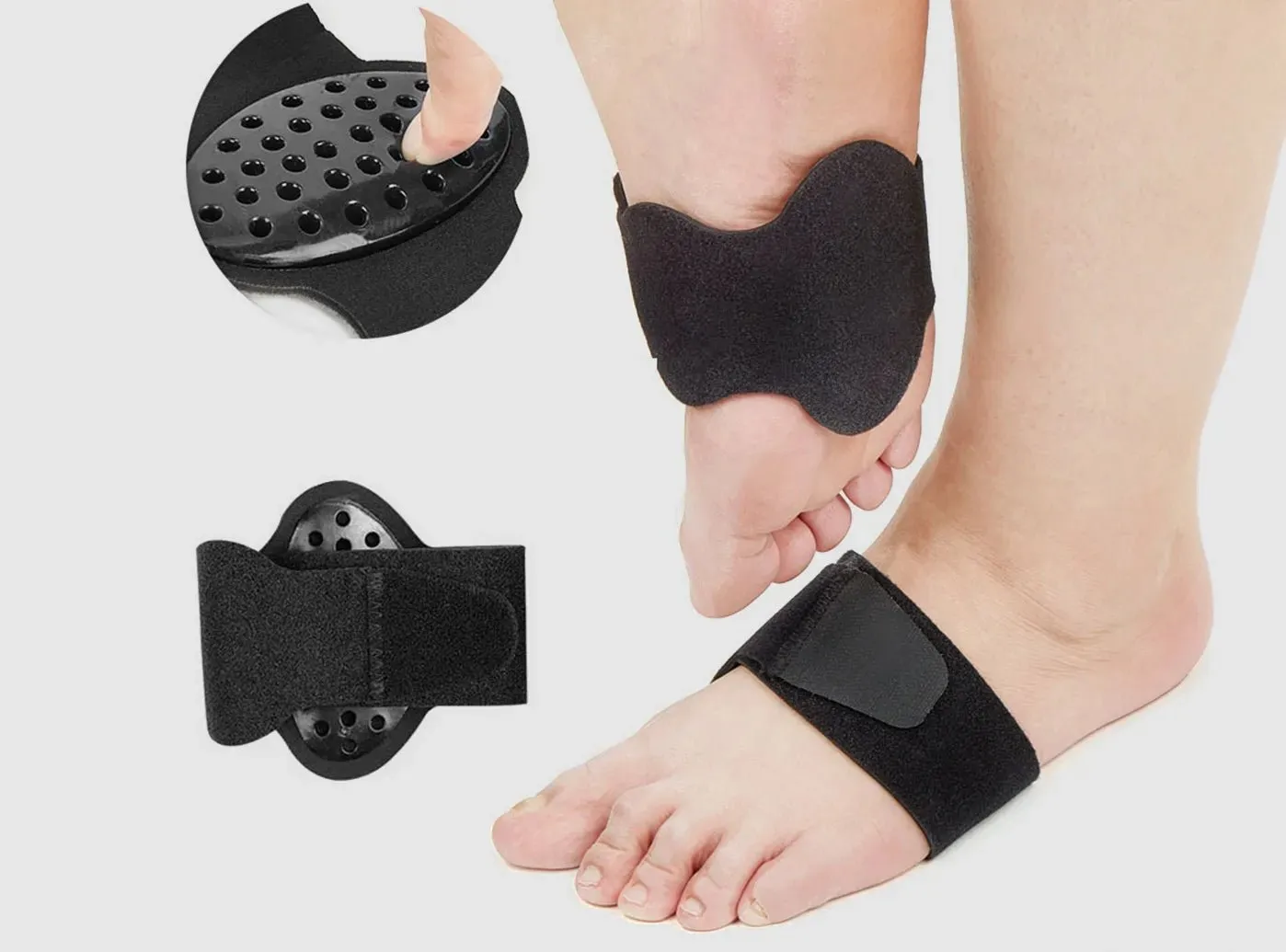 FitVille Arch Support Pads 1-Pair Bundle (Unisex)