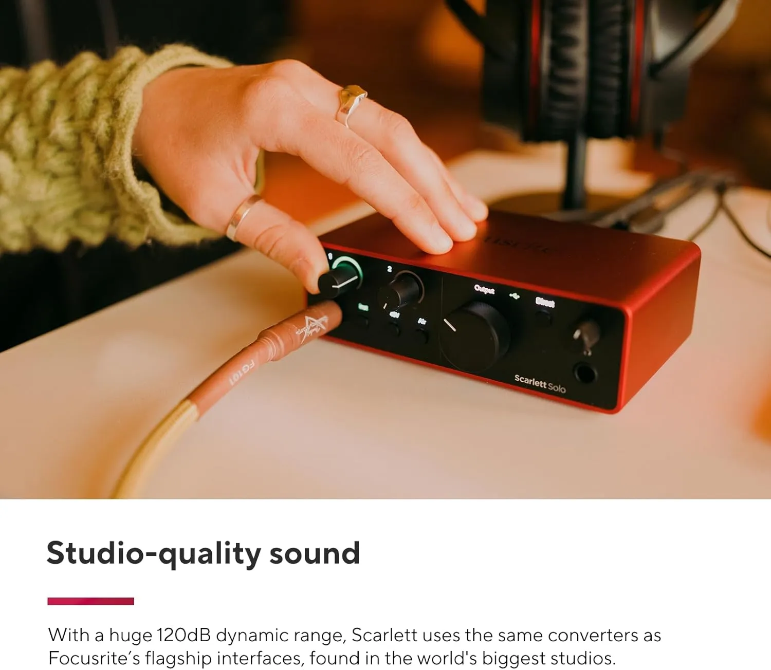 Focusrite Scarlett Solo Studio 4th Gen Recording Bundle