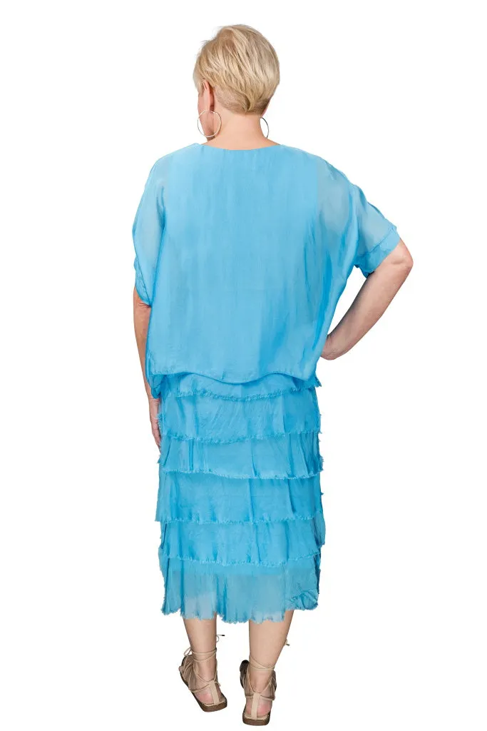 Gail Tiered Ruffle Dress (DQ206)