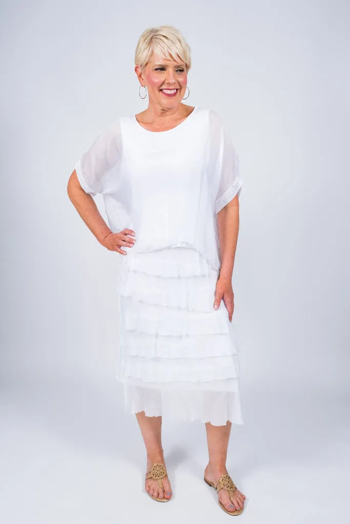 Gail Tiered Ruffle Dress (DQ206)