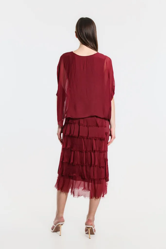 Gail Tiered Ruffle Dress (DQ206)