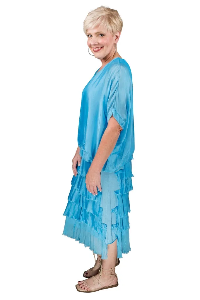 Gail Tiered Ruffle Dress (DQ206)