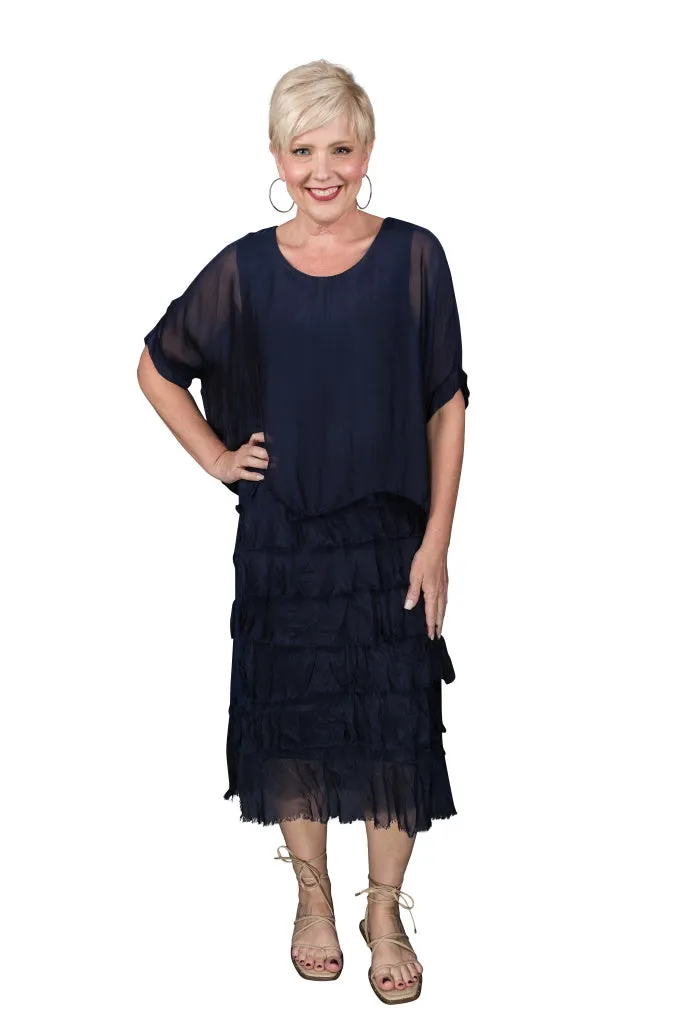 Gail Tiered Ruffle Dress (DQ206)