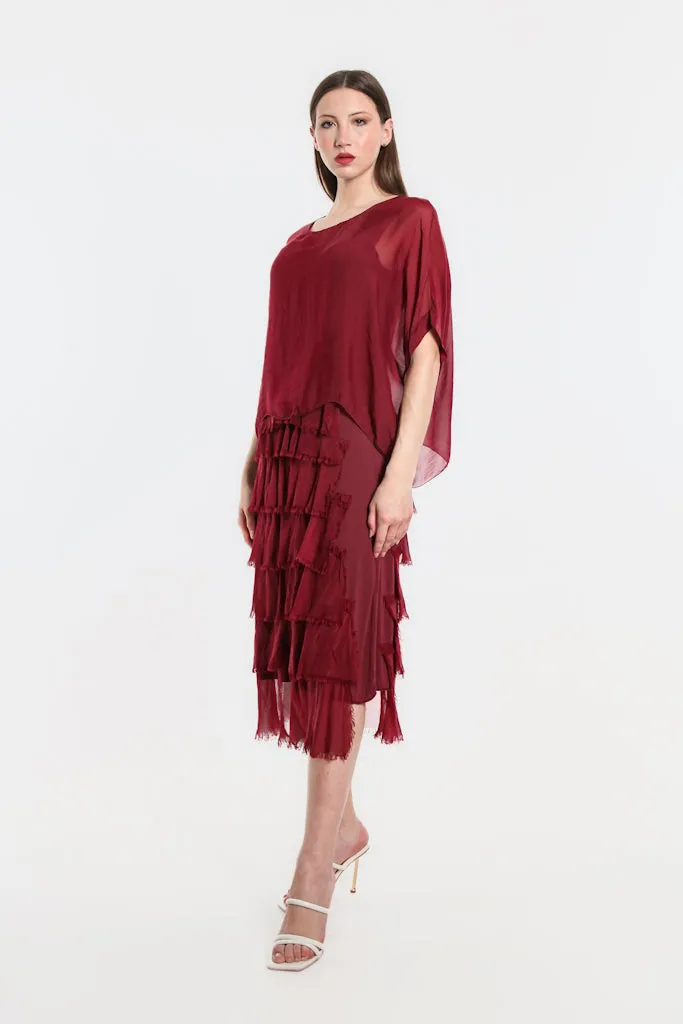 Gail Tiered Ruffle Dress (DQ206)