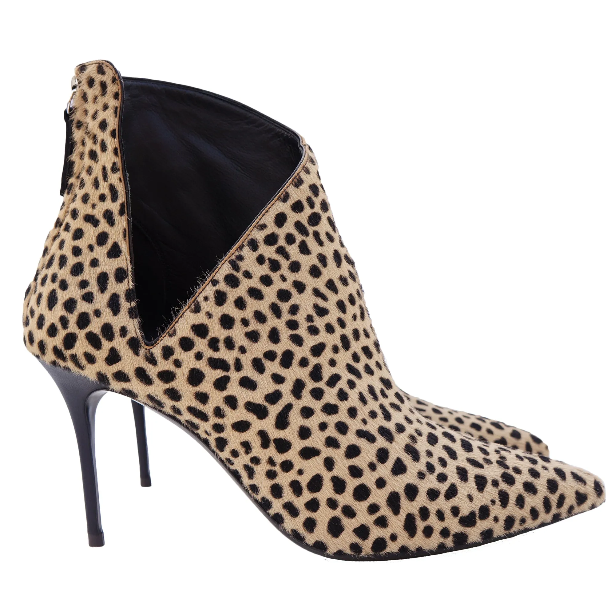 GIUSEPPE ZANOTTI LUCREZIA PONYHAIR ANKLE BOOTS