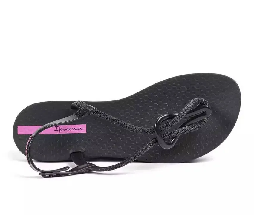 Ipanema Womens Trendy Black Black Lilac