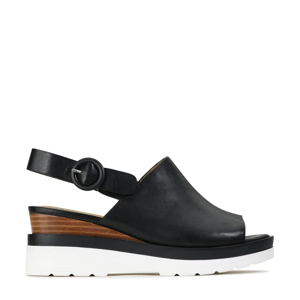 JARDON LEATHER WEDGE SANDAL