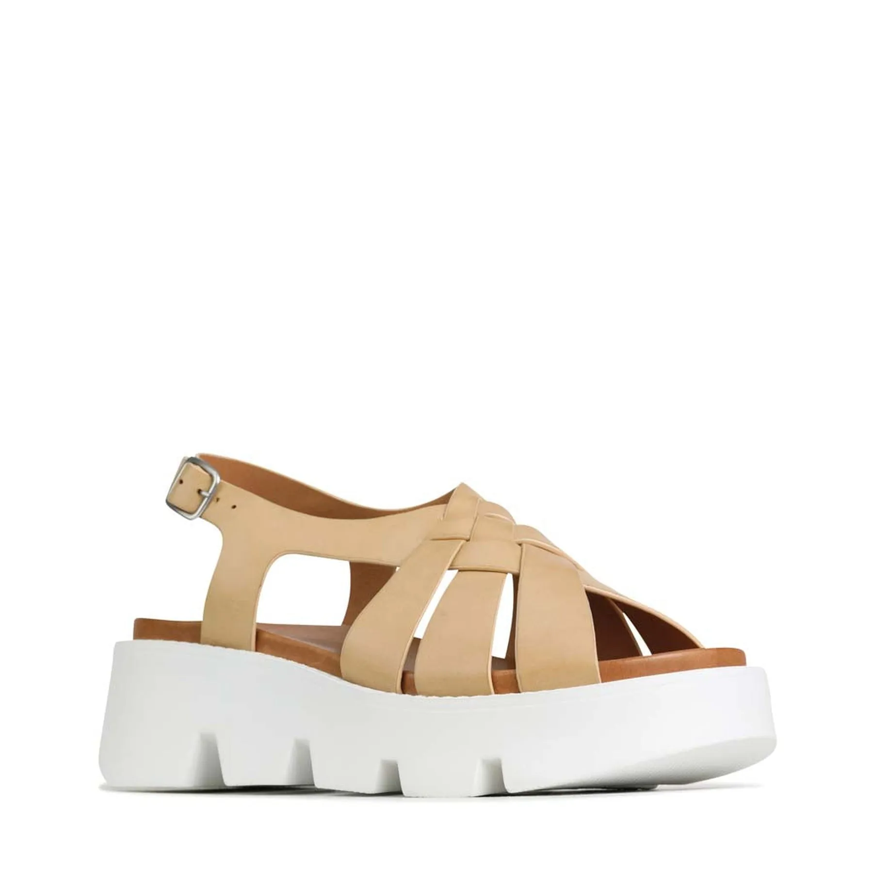 KAILYN LEATHER PLATFORM SANDALS