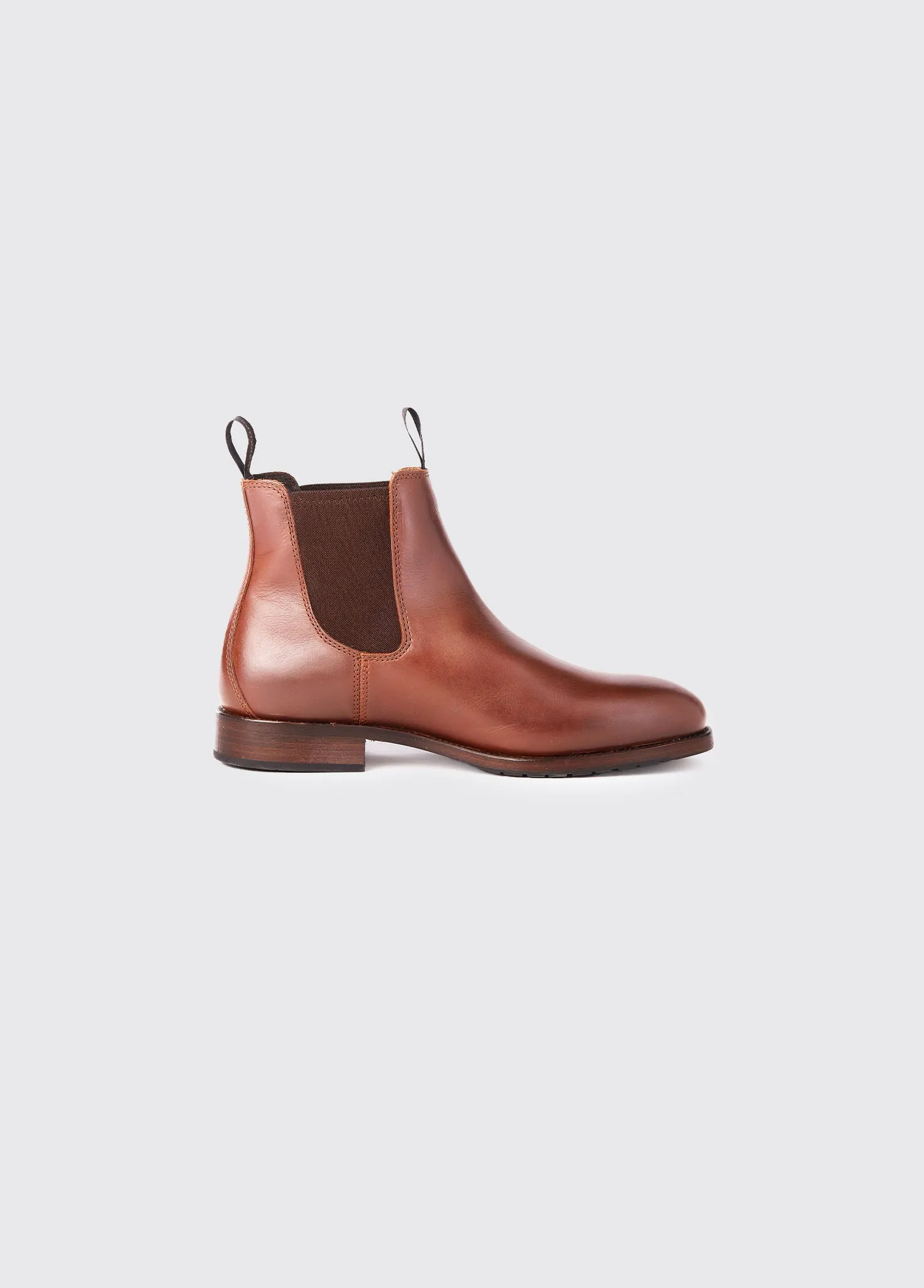 Kerry Leather Soled Chelsea Boot - Chestnut