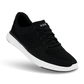 Kizik Unisex Lima Hands-Free Knit Sneaker Black