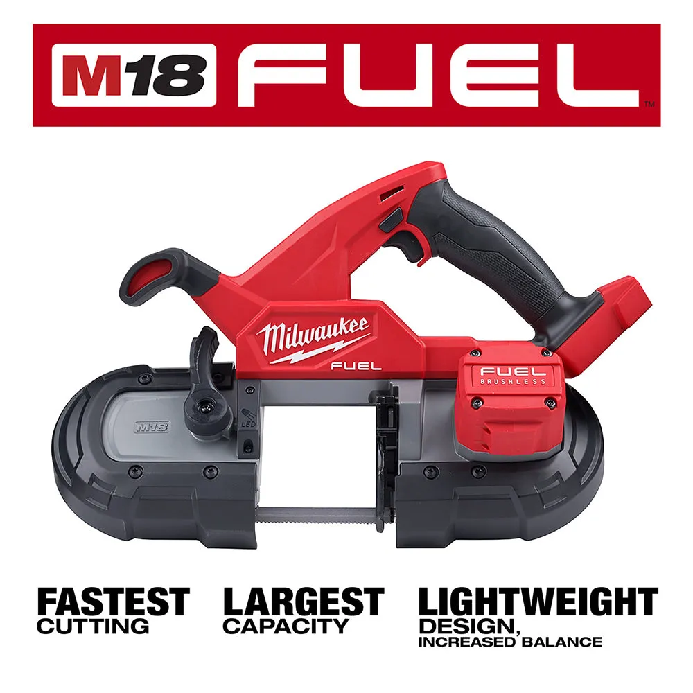 Milwaukee 2829-20 M18 FUEL 18V Lightweight Balanced Compact Band Saw - Bare Tool