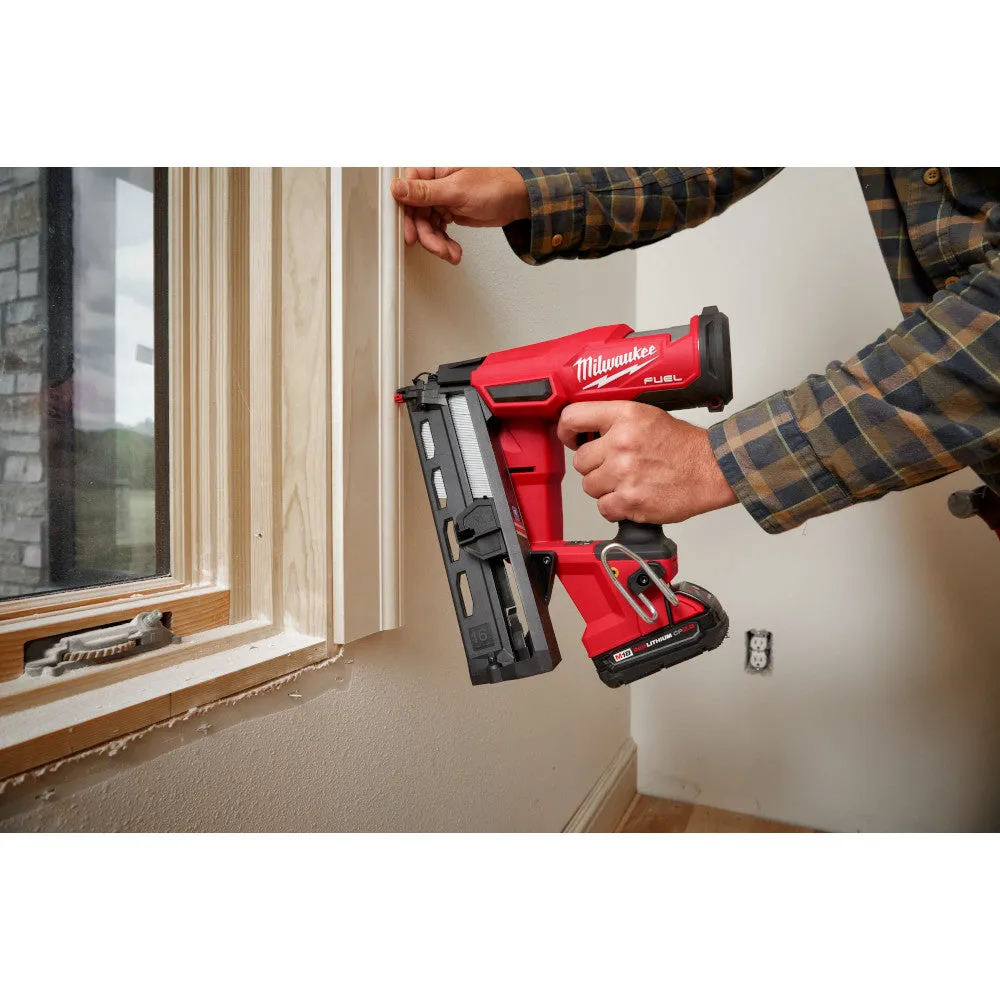 Milwaukee 2841-80 M18 18V 16 Gauge Cordless Angled Nailer - Reconditioned