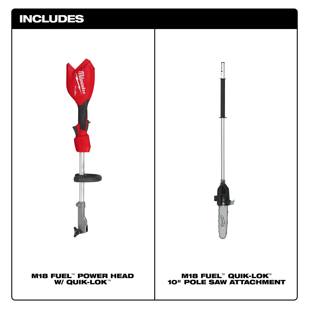 Milwaukee 3016-20PS M18 FUEL 18V Pole Saw w/ QUIK-LOK - Bare Tool