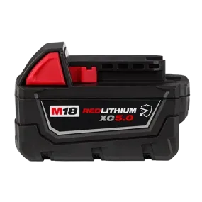 Milwaukee 48-11-1850R M18™ REDLITHIUM™ XC5.0 Resistant (Oils, greases, solvents Resistant) Battery