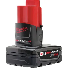 Milwaukee 48-11-2440 M12™ REDLITHIUM™ XC 4.0 Extended Capacity Battery Pack