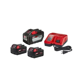 Milwaukee 48-59-1200XC5 M18 18V 12.0 AH Starter Kit w/ 5.0 AH 2-Pack Batteries