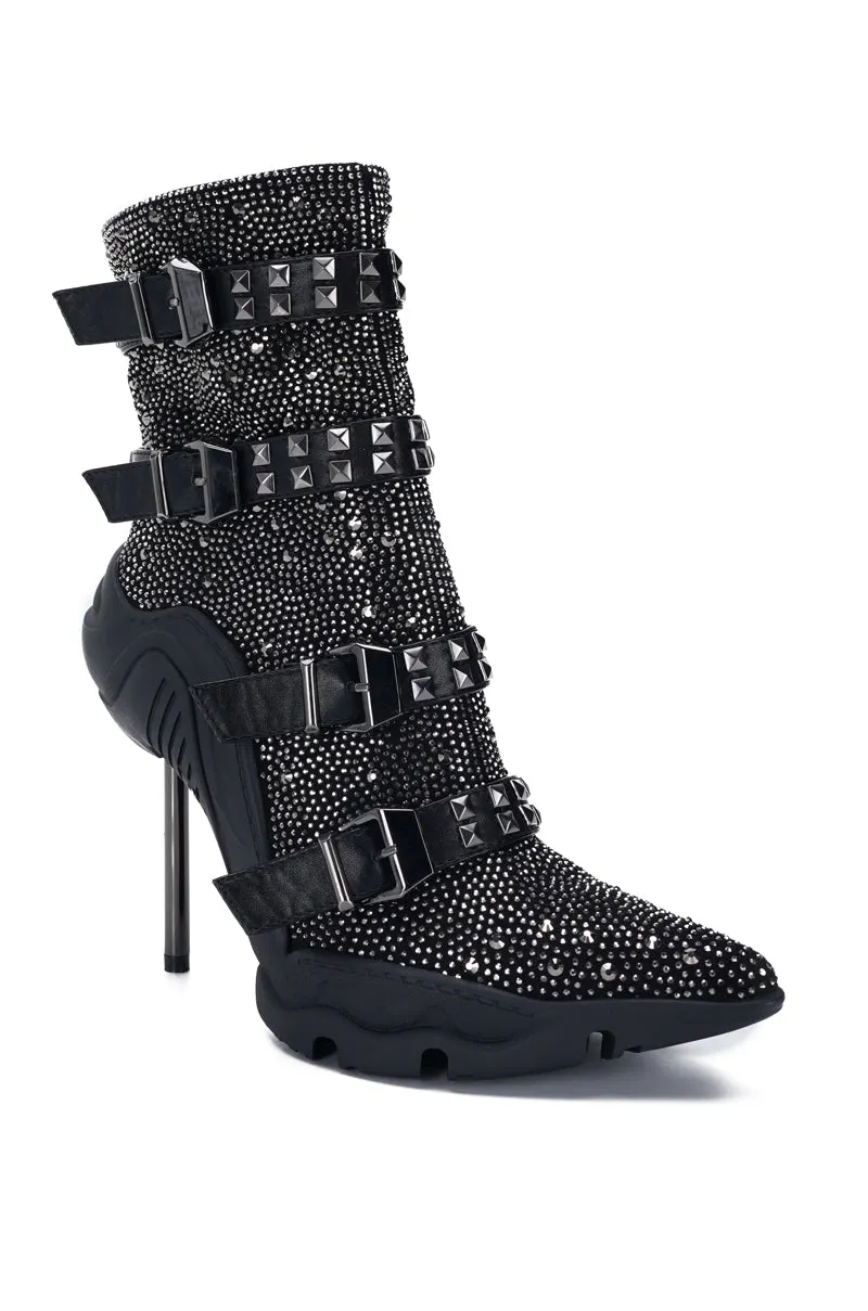 NEFELI-BLACK STILETTO BOOTIE