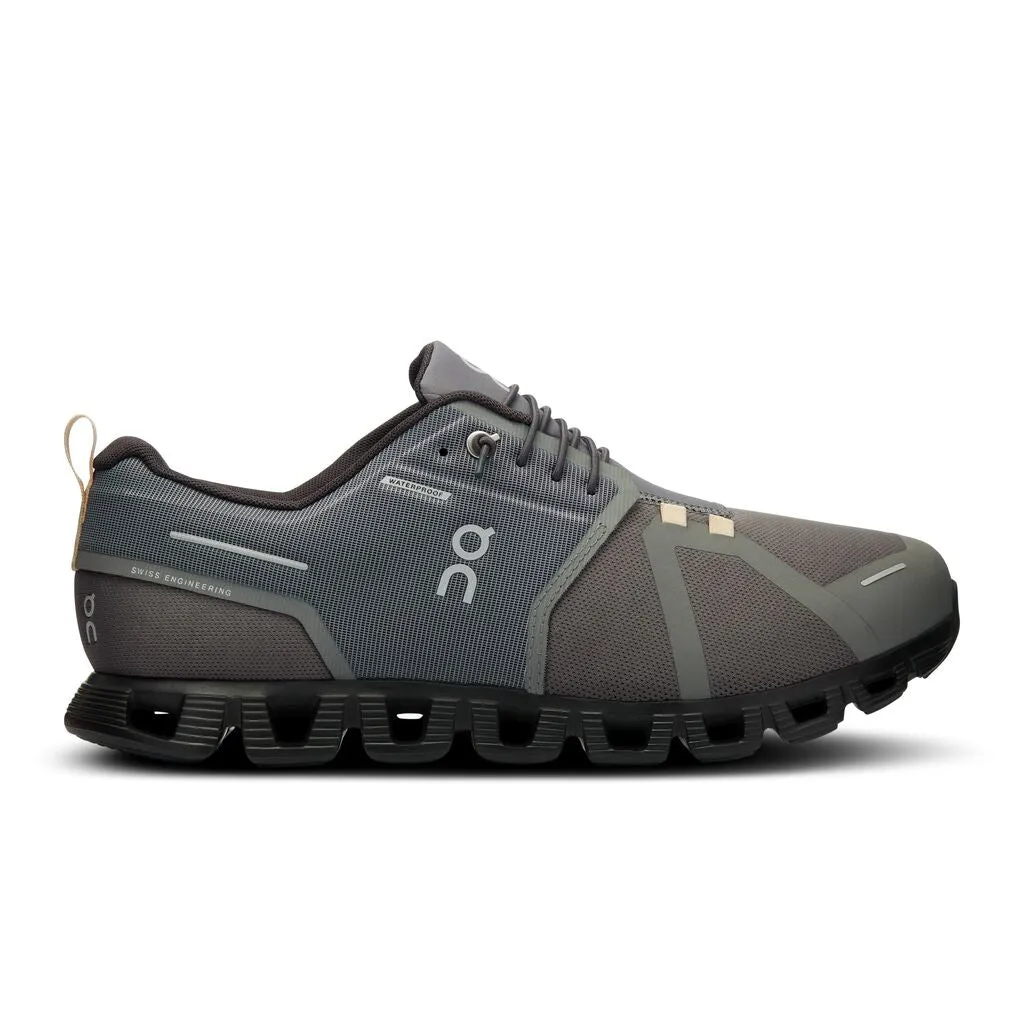 On Running Cloud 5 Waterproof (Mens) - Asphalt/Magnet