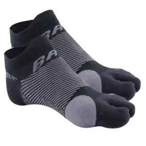 OS1st Bunion Relief Black No Show Socks 33541B 33543B, 33545B