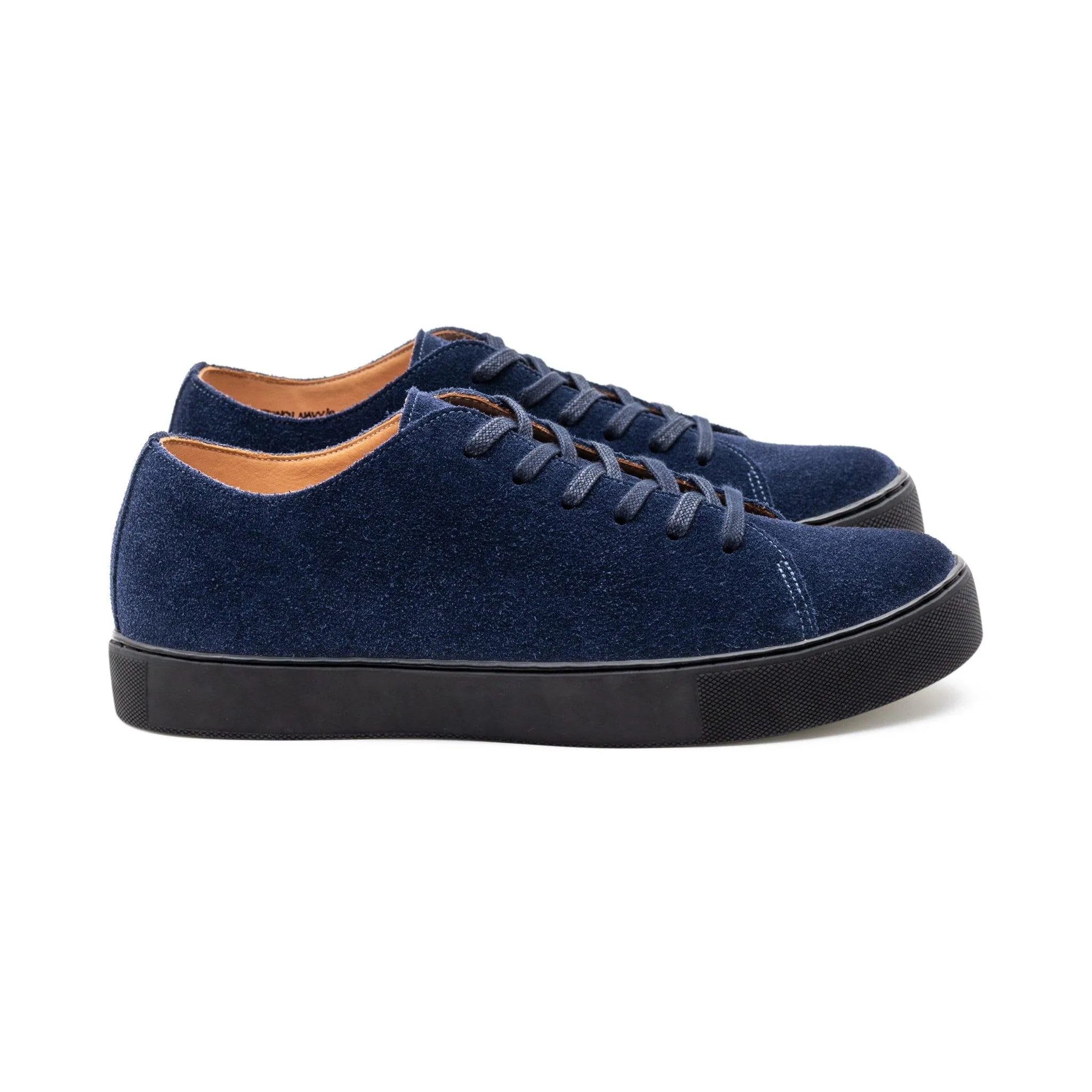 Overstone Derby TL - French Navy Janus Calf Suede