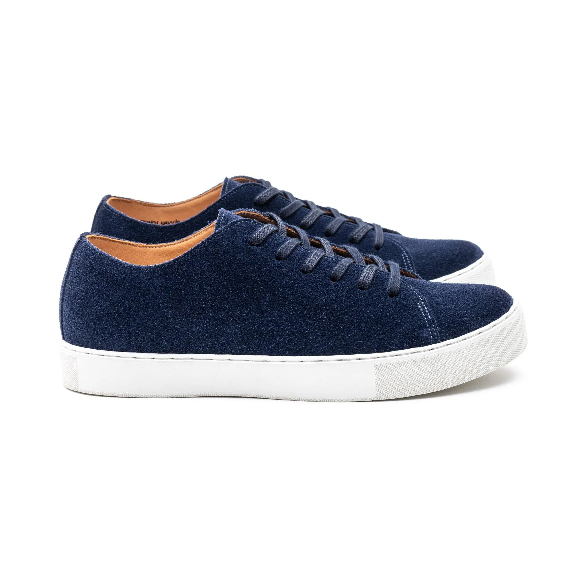 Overstone Derby TL - French Navy Janus Calf Suede