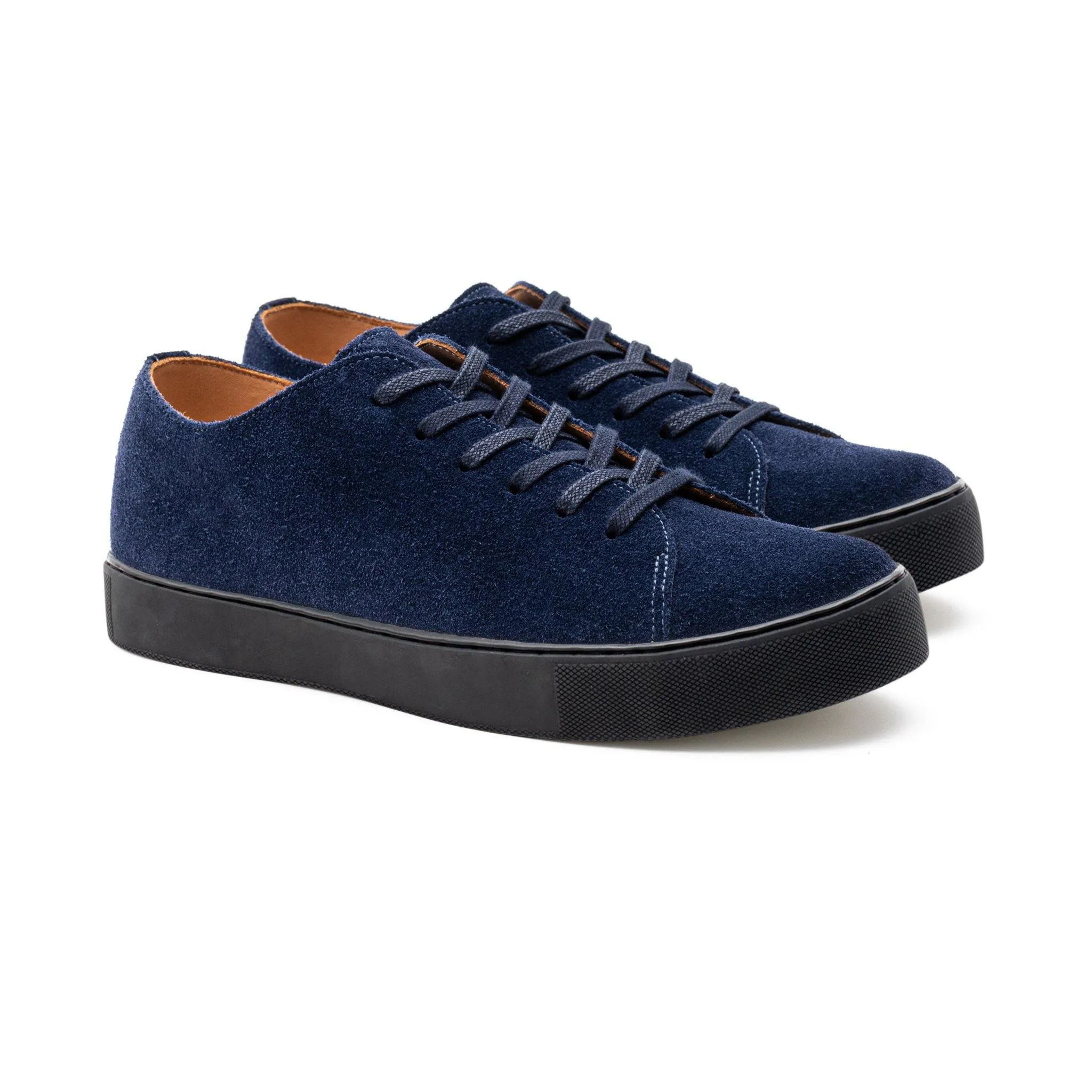 Overstone Derby TL - French Navy Janus Calf Suede