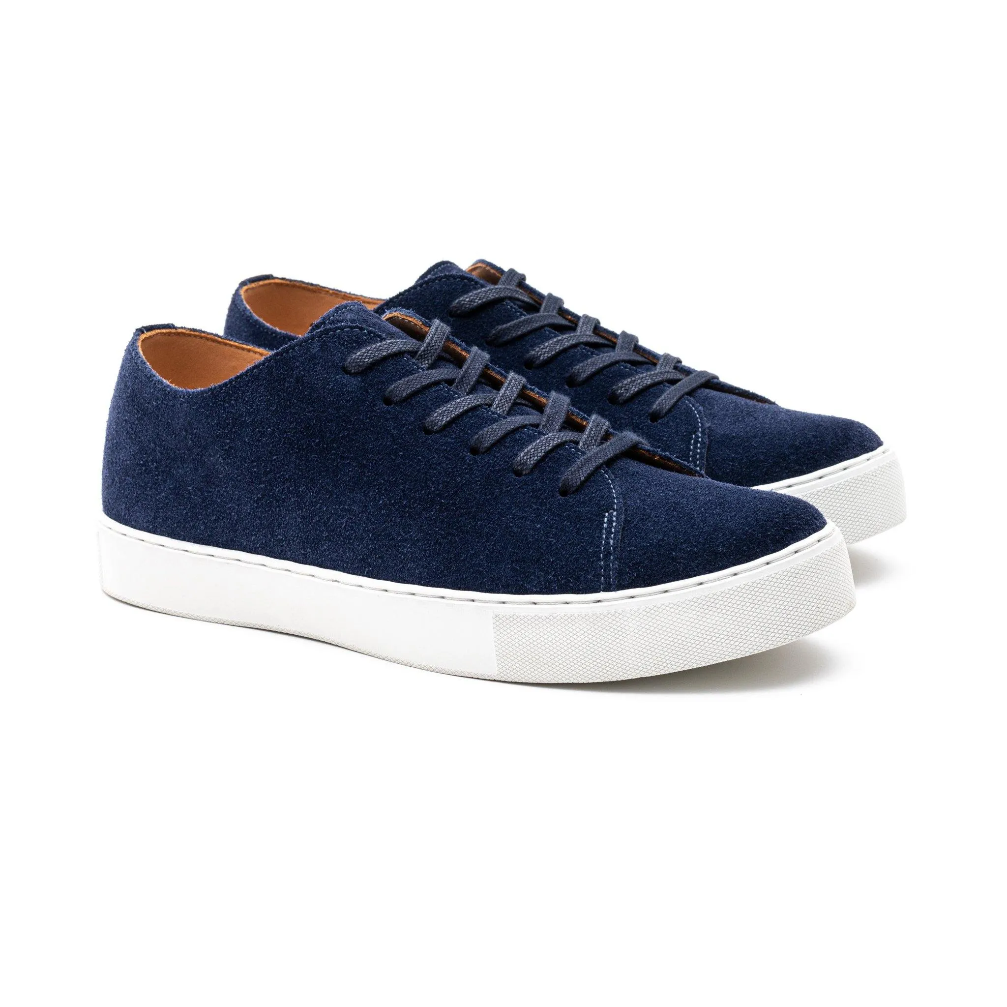 Overstone Derby TL - French Navy Janus Calf Suede