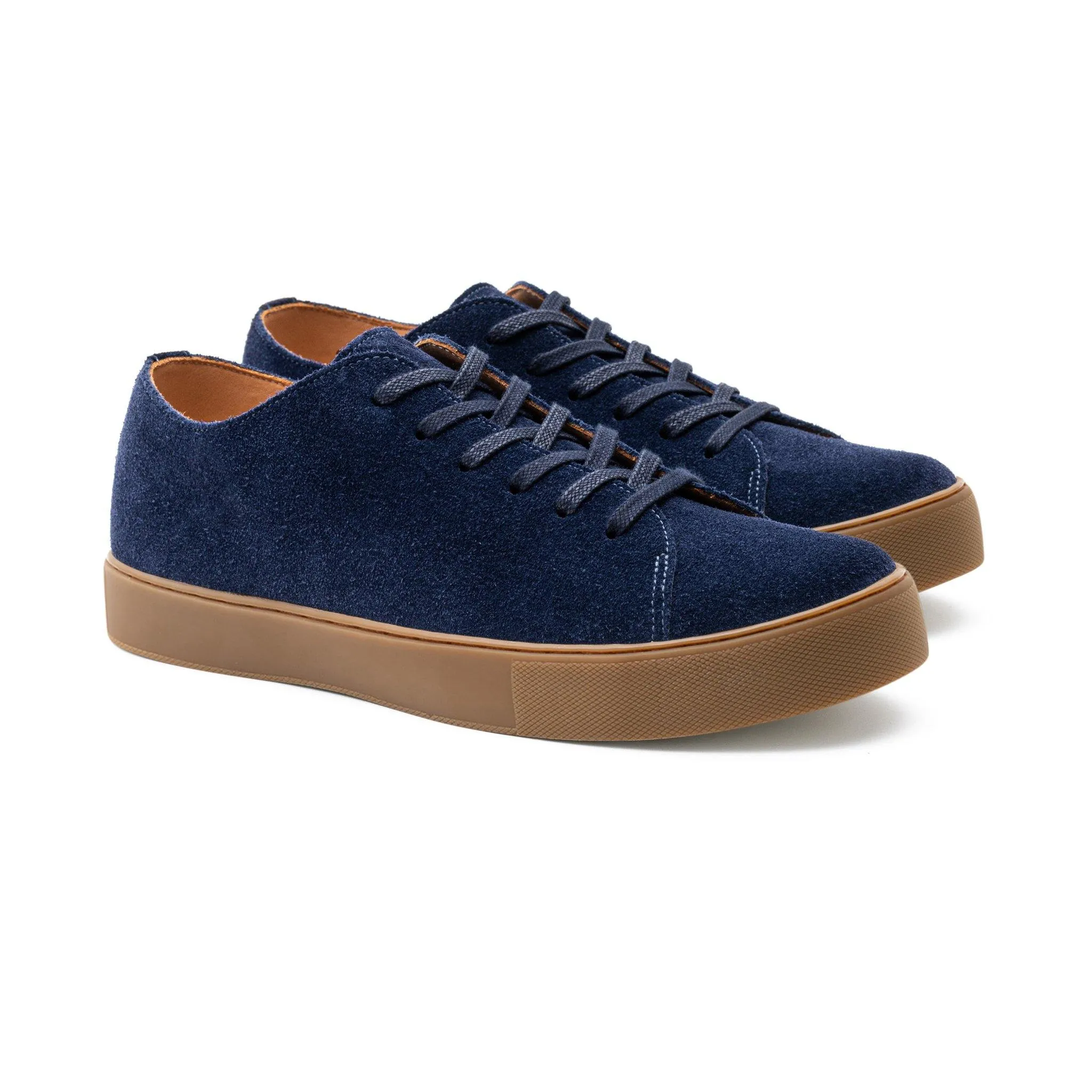 Overstone Derby TL - French Navy Janus Calf Suede