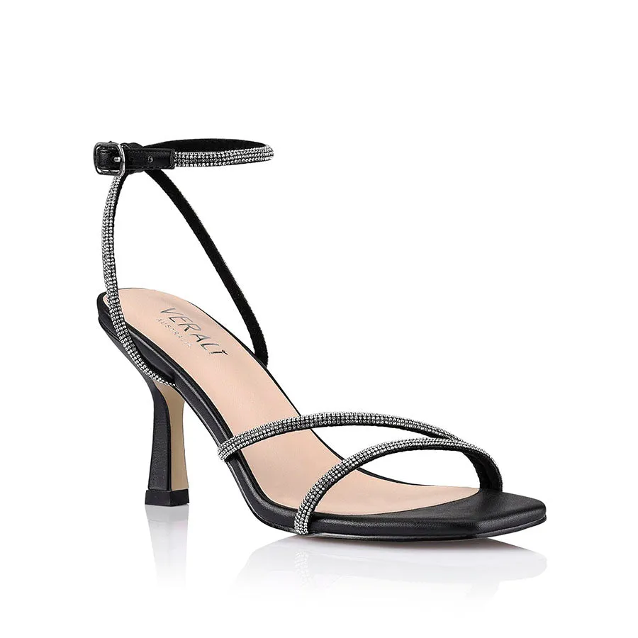 Pepper Strappy Sandals - Black